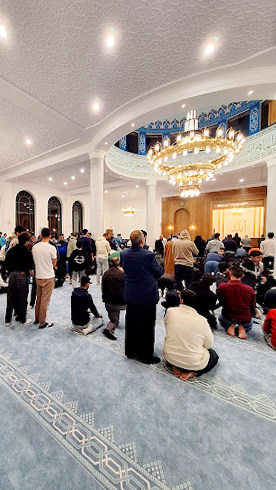 Mosque Chandeliers in Amman, Jordan