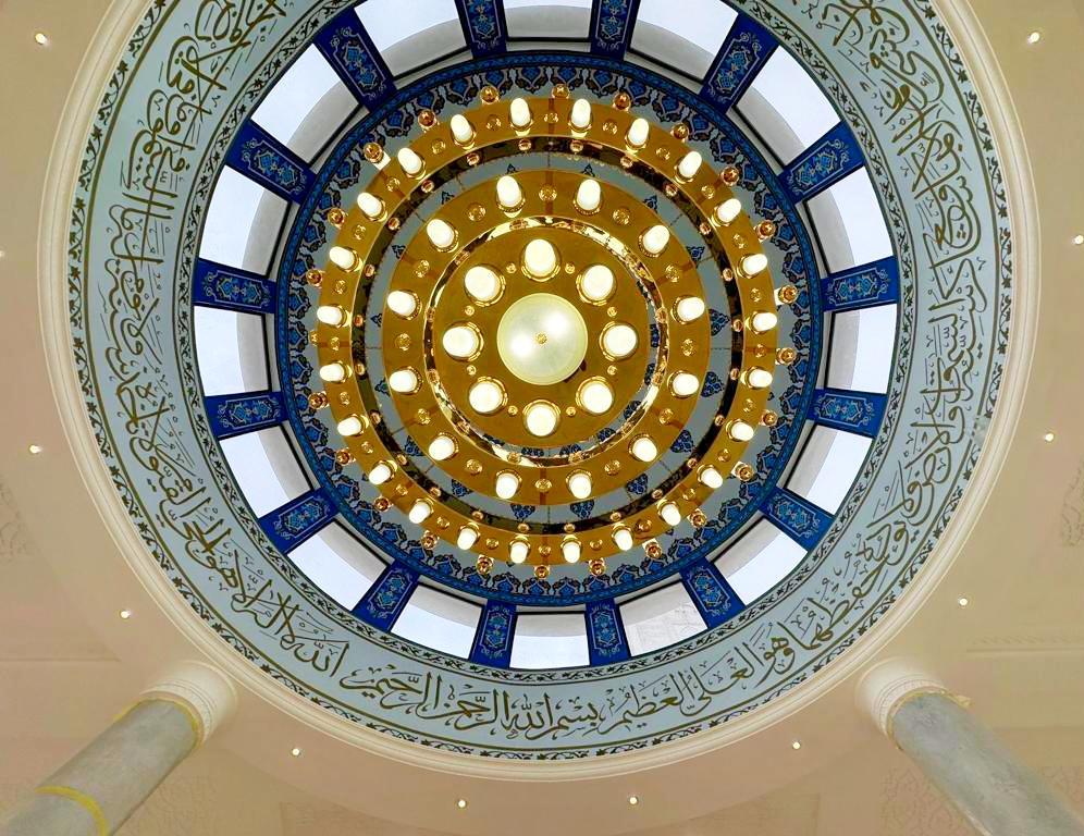 Mosque Chandeliers in Amman, Jordan