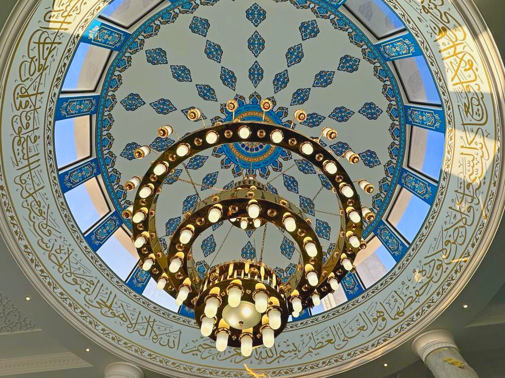 Mosque Chandeliers in Amman, Jordan