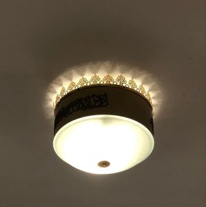 Ceiling plate for lighting