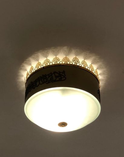 Ceiling plate for lighting