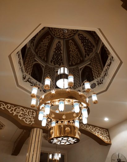 Mosque chandelier, 200 cm wide, 3 tiers