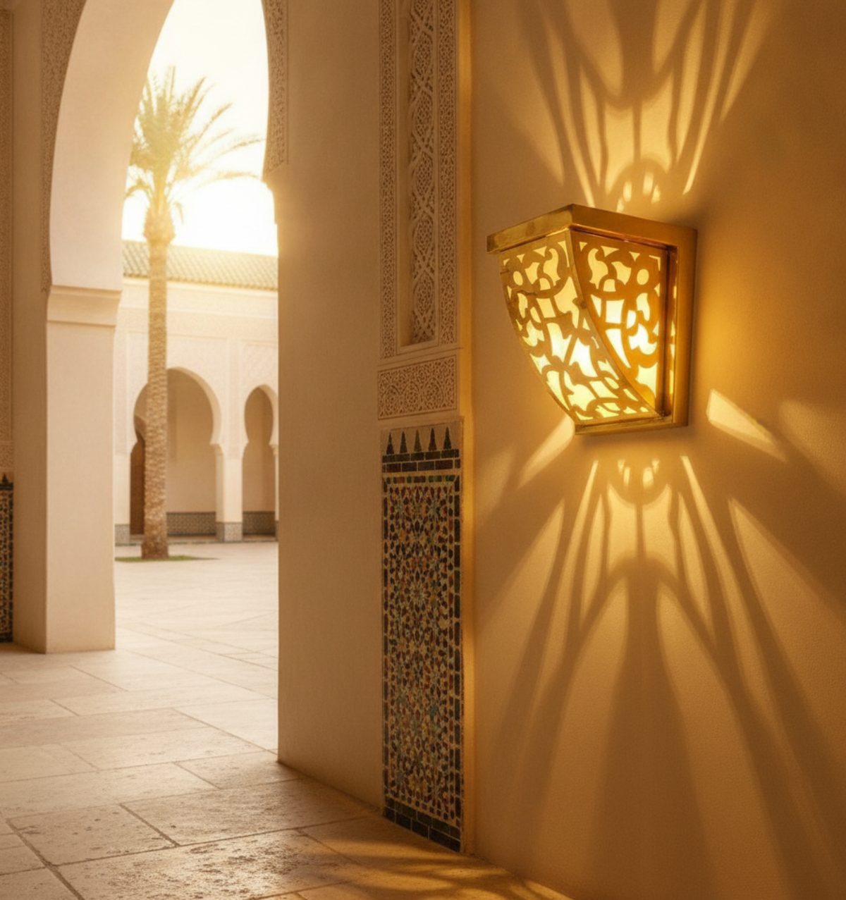 أبليك جداري إسلامي وأبليك زخرفي — أبليك جداري إسلامي وأبليك زخرفي, ثريات مساجد, نجف إسلامي, تصنيع ثريات, إضاءات وأبليكات جدارية